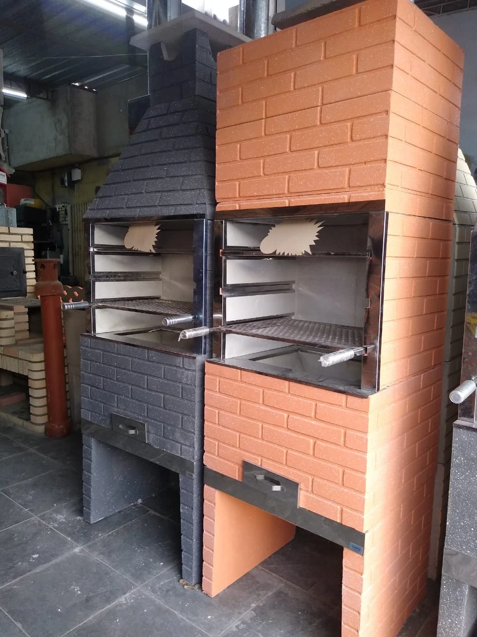 Churrasqueira pré moldada quadrada